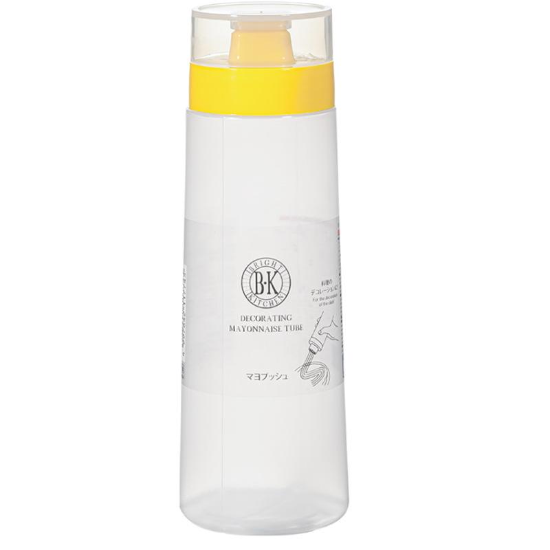 Japanese Four-Hole Squeeze Bottle for Ketchup, Salad, Cheese, Jam, and Oil