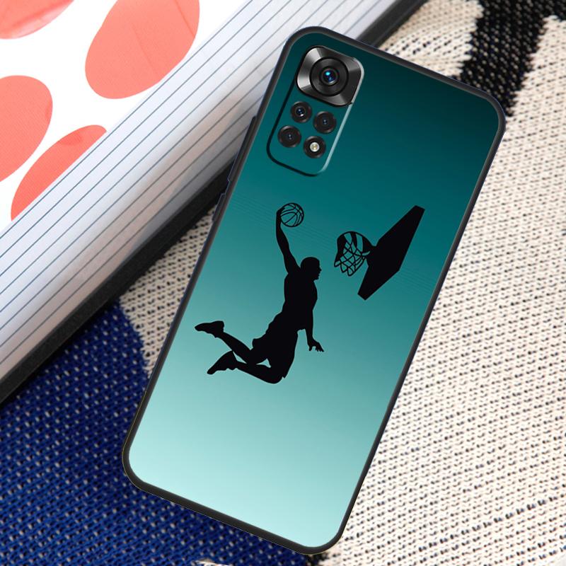 Basketball Basket Sport Case For Xiaomi Redmi Note 12 11 10 9 8 Pro Note 8T 9S 10S 11S Redmi 10 10C 12C 9C Cover