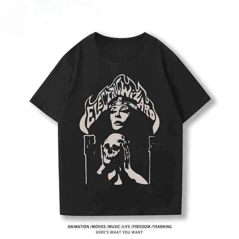 Print T-shirt Fashion Trend Comfortable Loose Casual 100% Cotton Round Neck Short Sleeve T-shirt