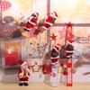 New Home Decoration Christmas Santa Claus Doll Cute Instrument Xmas Tree Ornament Creative Electric Toys New Year's Supplies