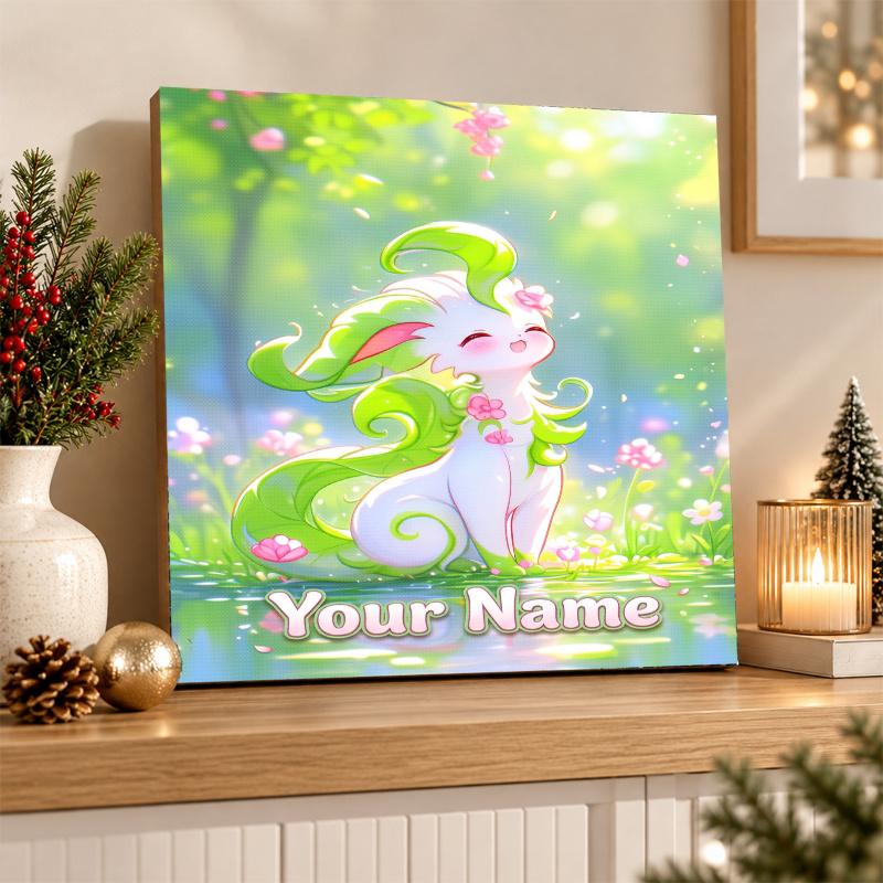 Leafeon Custom Name Diamond Painting Personalized 5D Full Drill DIY Diamond Art Home Decor