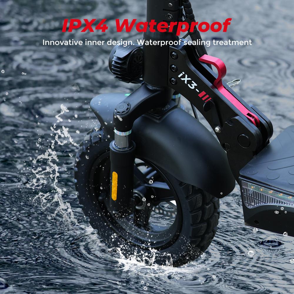 IScooter iX3 Elektroroller 10" Reifen 800W Motor 48V10Ah Lithiumbatterie Höchstgeschwindigkeit 40km/h Maximale Reichweite 40km