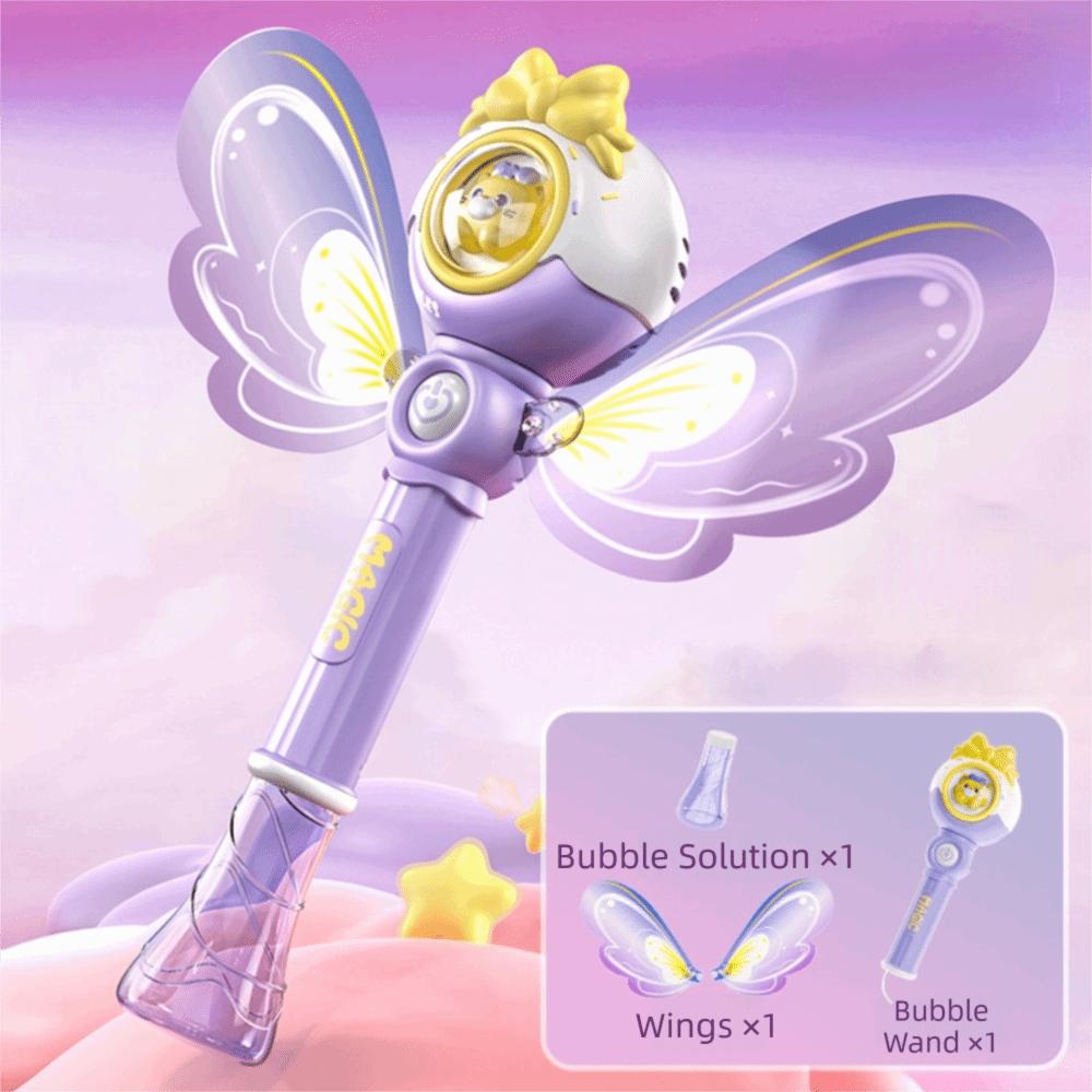 Hand-Held Design Bubble Blower LED Lights Pony  Bubble Blower  Children's Toy