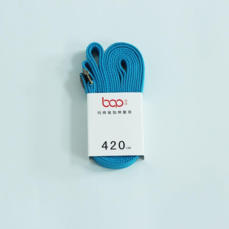 

Пояс для растяжки для йоги Bao Iyengar из чистого хлопка, пояс для растяжки для йоги с усиленной пряжкой, вспомогательная веревка для йоги, вспомогательный ремень Blue 4.2 meters