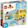 LEGO Duplo Town School Bus Toy, a great gift for birthdays, Christmas, and educational toys for boys and girls ages 1.5, 2, and 4. Perfect for pretend