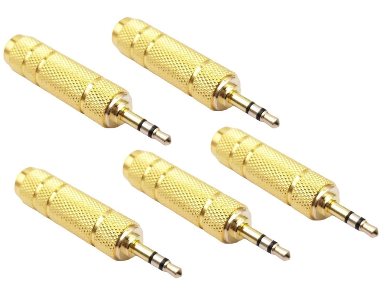 

Audio conversion adapter pieces female to (5 6.3mm 3.5mm male) чорний