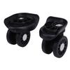 1 Pair Suitcase Wheels Universal Fit Shock Absorption Luggage Wheels Replacement for Trolley Case