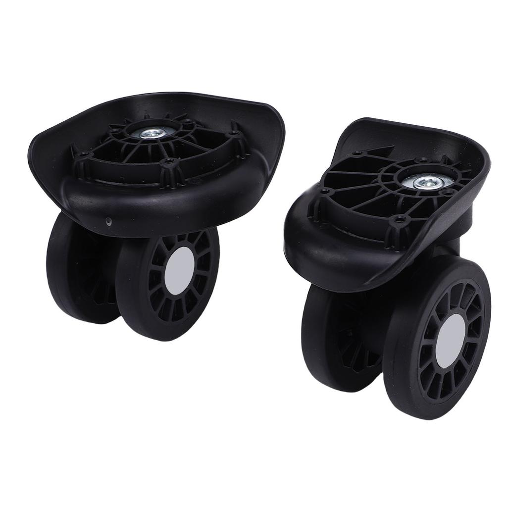1 Pair Suitcase Wheels Universal Fit Shock Absorption Luggage Wheels Replacement for Trolley Case