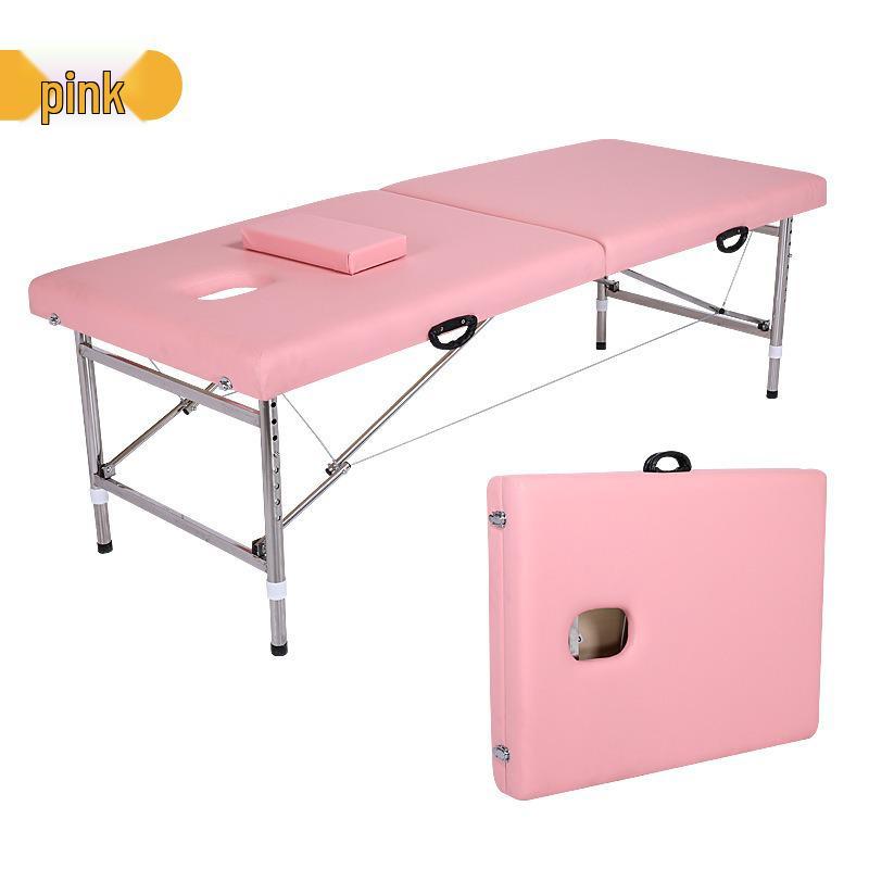 Handheld Multifunction Portable Folding Massage Bed - Reinforced Double Bar Beauty, Tuina & Moxibustion Bed
