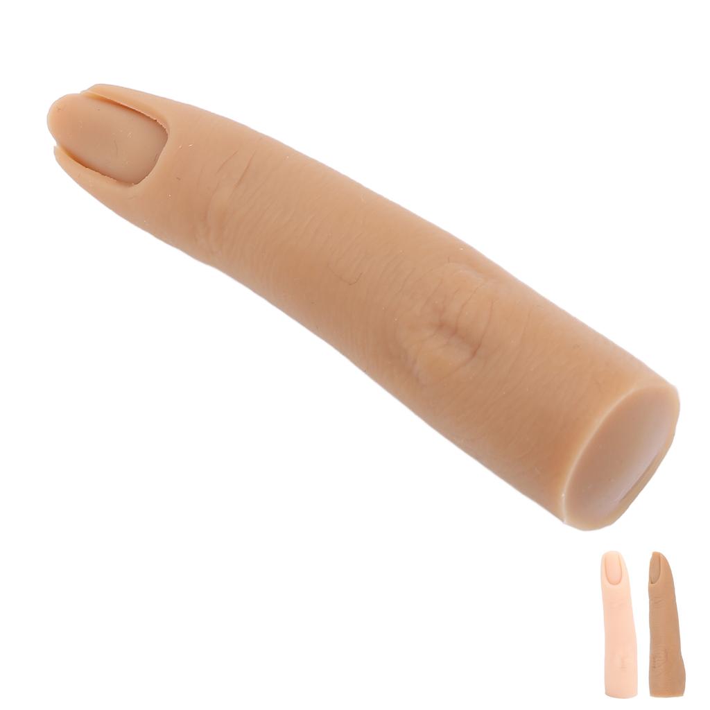 Silicone Practice Fingers for Acrylic Nails Soft To Touch Realistic Flexible Bendable Nail Training 