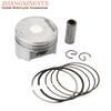 Vario125 PCX125 Click125 Lead125 Piston Kit For Honda Lead Ww Pcx Click Vario 125i Nss Forza 125 13101-KWN-902 52.4mm 13mm 4T