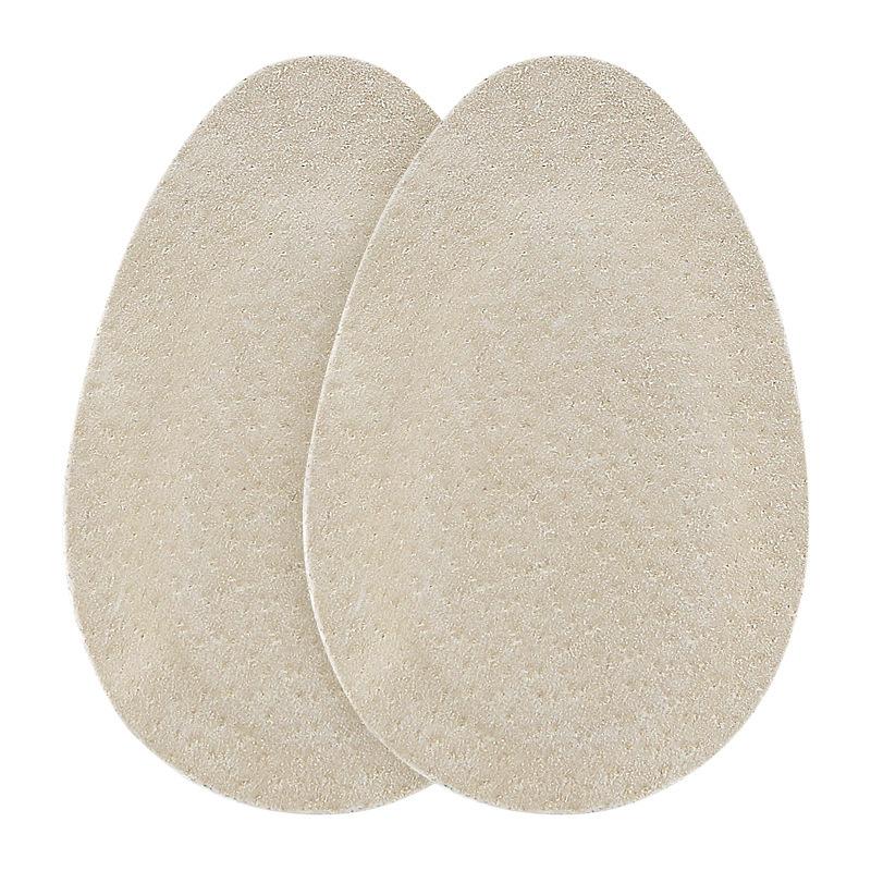 Leather Latex Heel Pad Sandals High Heels Soft Anti-wear Shock Absorbing Rear Pad Sweat Absorbing Breathable Self-adhesive Heel Sticker