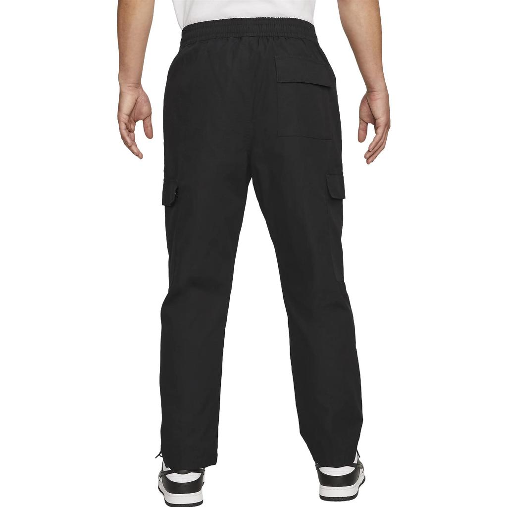 New Nike Club Men's Woven Cargo Trousers Black DX0614-010