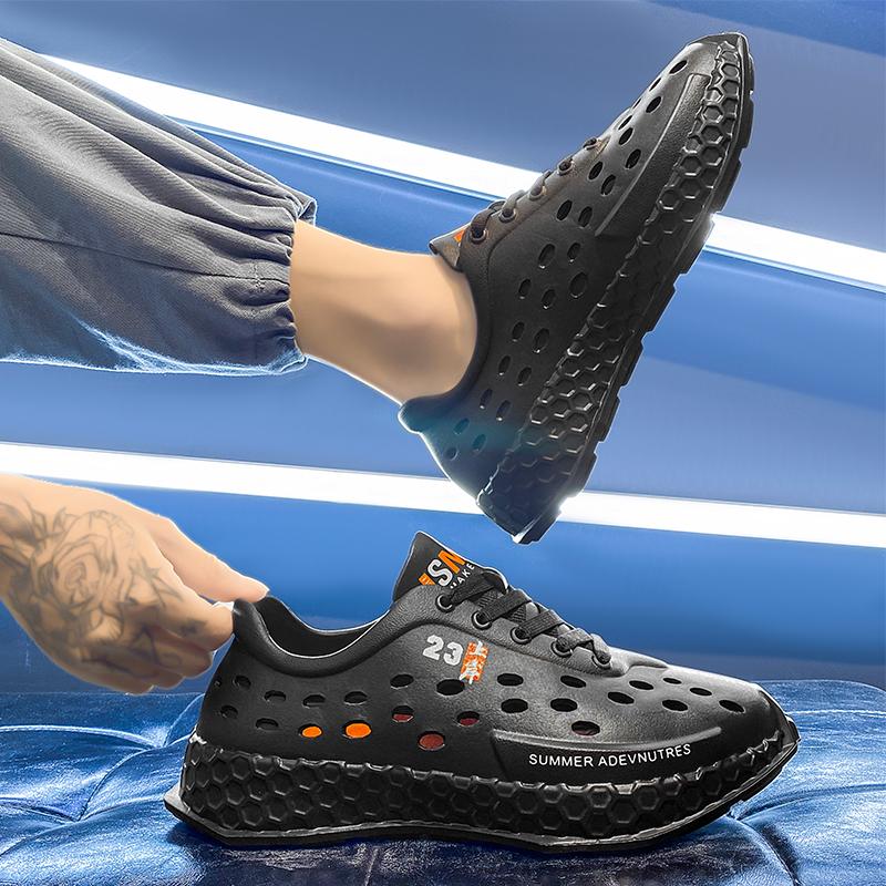 Men Wear Non-slip and Deodorant Sports Sandals In Summer, and Drive A Full Package of Large-size Beach Sandals