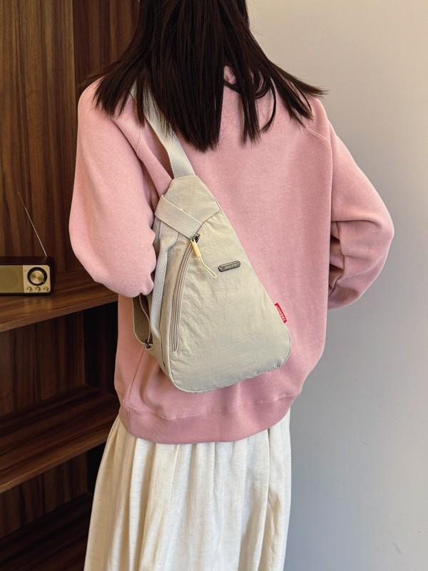 Unisex Koreanischer Stil Vielseitiger Lässiger Crossbody Rucksack – Leichte, modische Brusttasche für Reisen und Sport