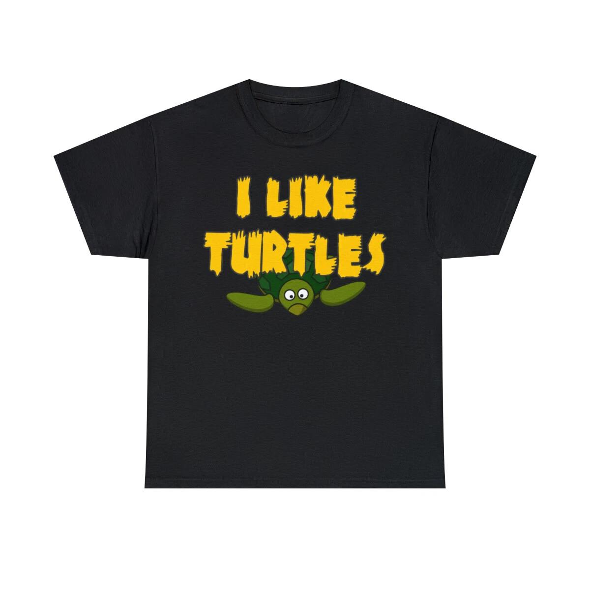 I Like Turtles Short Sleeve Graphic T-Shirt, Sizes S-5XL S