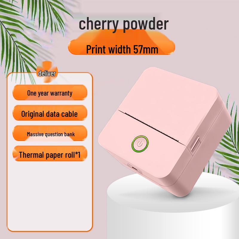 Portable Meow Meow Mini Bluetooth Thermal Label Printer for Students