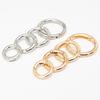 20Pcs Metal Purse Buckles 20/25/26/33mm Spring O Ring Round Carabiner Snap Hook Spring Keyring Clasp DIY Jewelry Bag Accessories