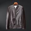 Autumn and winter leather jacket men's jacket fashion jacket three-dimensional trend leather jacket pu winter long sleeve trendy brand