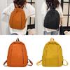 Trendy Solid Color Large Capacity Backpack For College And Travel With Breathable Design