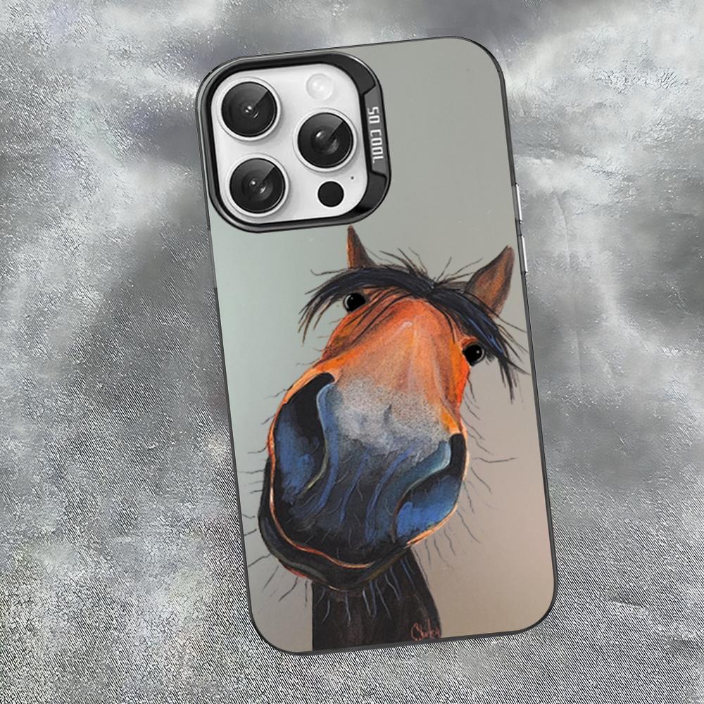 Frederik The Great beauty horse Phone Case For iPhone 16 15 14 13 12 11 Pro Max X XR XSMAX 8 7 Plus Matte Shockproof Back Cover