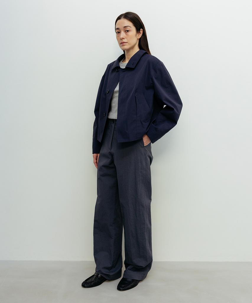 Beullaengkeulumumeon Washed Roll-Up Pants_Blue