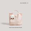 Korean Casual Large-capacity Tote Bag, Beautiful Printing Fashion Trend, Light Shoulder Underarm Bag, Handbag, Women's Bag