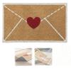 Creative Gift Non-Slip Valentine Rug Wear-Resistant Heart Design Door Mat Envelope Pattern Welcome Floor Mat