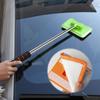Car Windshield Cleaning Brush Aluminum Alloy Microfiber Car Window Cleaner Retractable Car