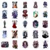 T01040492 Clearance 50 Sheets Of Black Fairy Tale Series Stickers Dark Wind Stickers Personalized Decorative Stickers Notebook