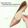 1Pair Women Forefoot Pad Pain Relief Insert Half Size Insoles Non-Slip Cushion Shoe Breathable Sweat Absorbing Foot Pads