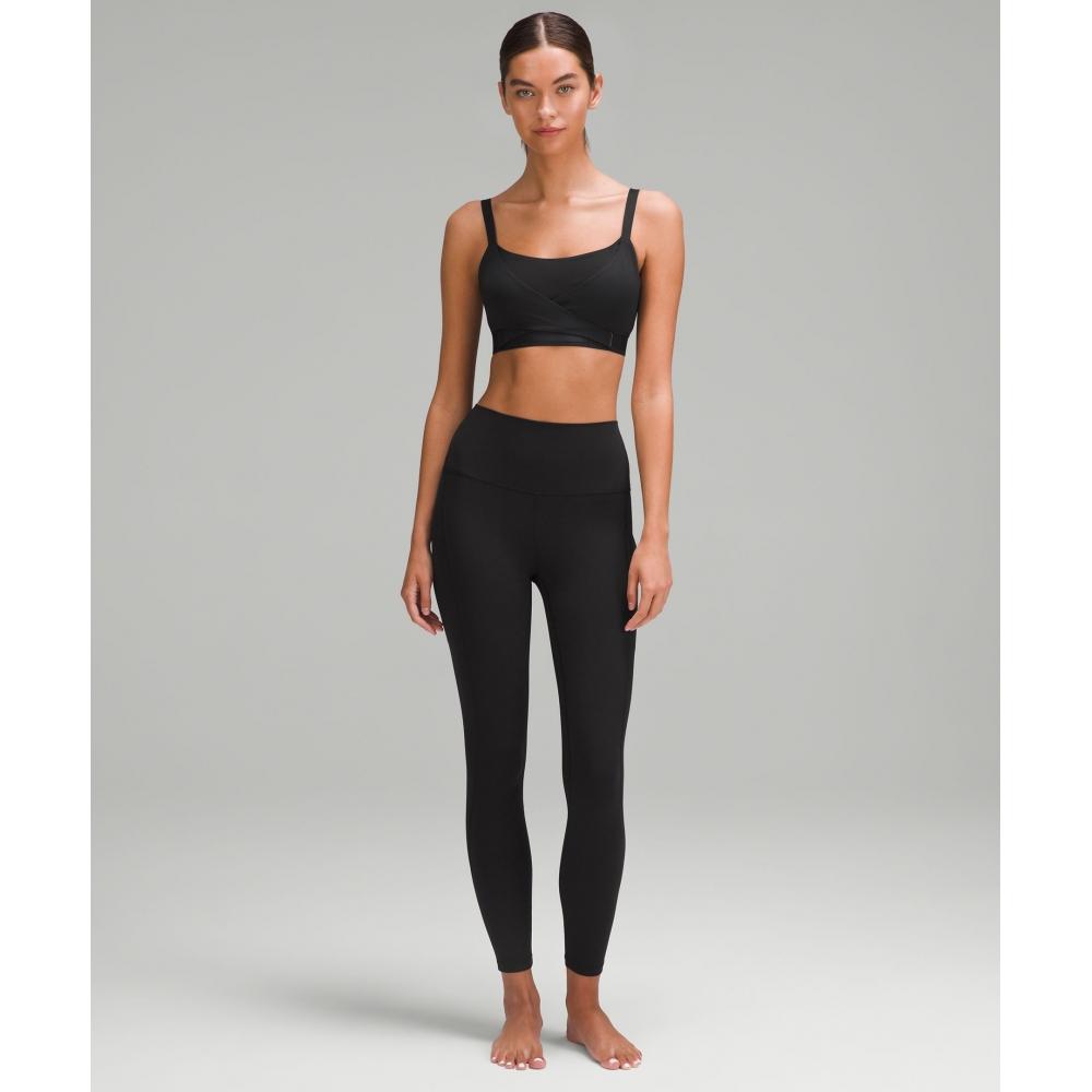 Lululemon Super Soft ADjustaBle Recovery Bra  Light Support  B D Cups Black