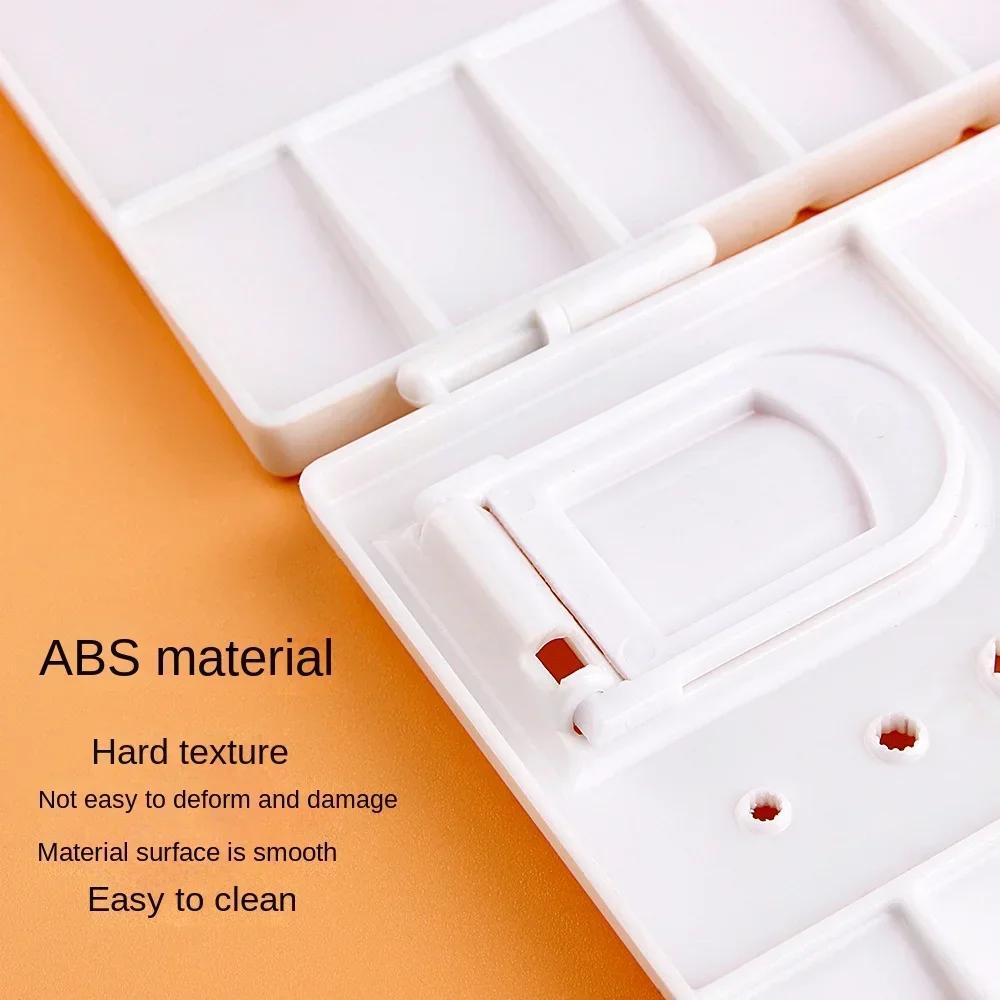 25Grid Folding Watercolor Palette Watercolor Paint Tray Box Renovate Cover Pigment Box Painting Tool Artistic Supplies