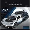 1/32 Mercedes Benz AMG ONE Supercar Alloy Die Cast Model Car Sound Light Children's Toy Car Holiday Gifts for Friend Present Kid