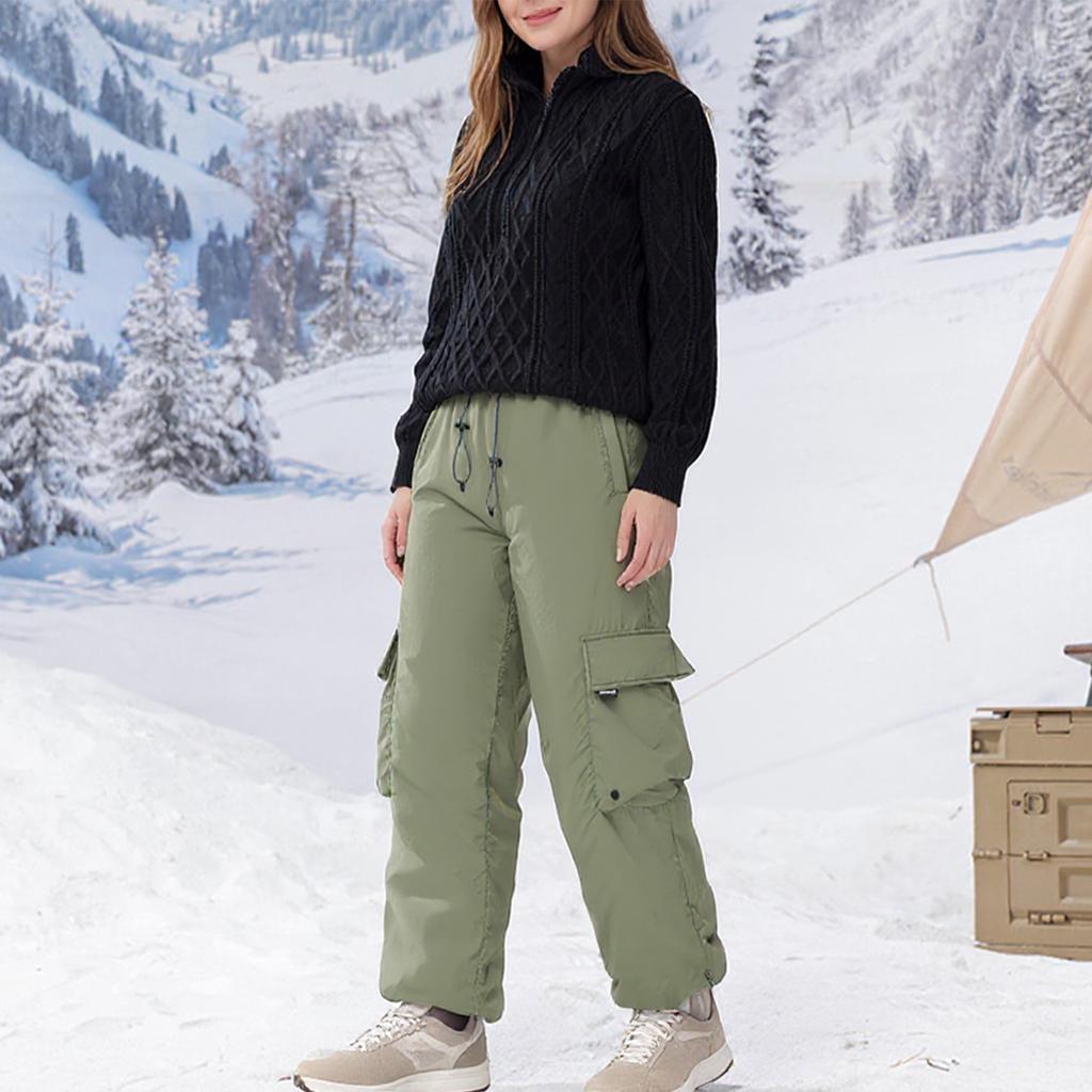Women's Thick Cotton Ski Pants