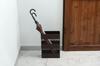 Azumaya-kk Umbrella Stand, Dark Brown, 28cm Wide x 12cm Deep x 41cm High, LFS-182DBR
