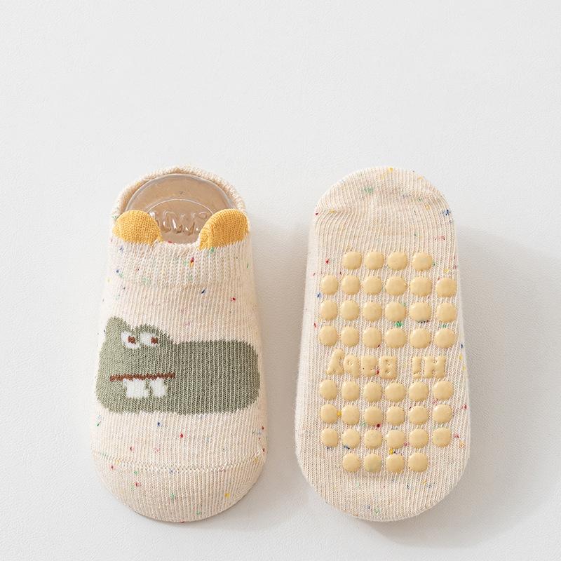 Kids Floor Socks For Girls Boys Spring Autumn Cotton Cartoon Toddler Anti-slip Socks For Children Casual Baby Child Home Sock