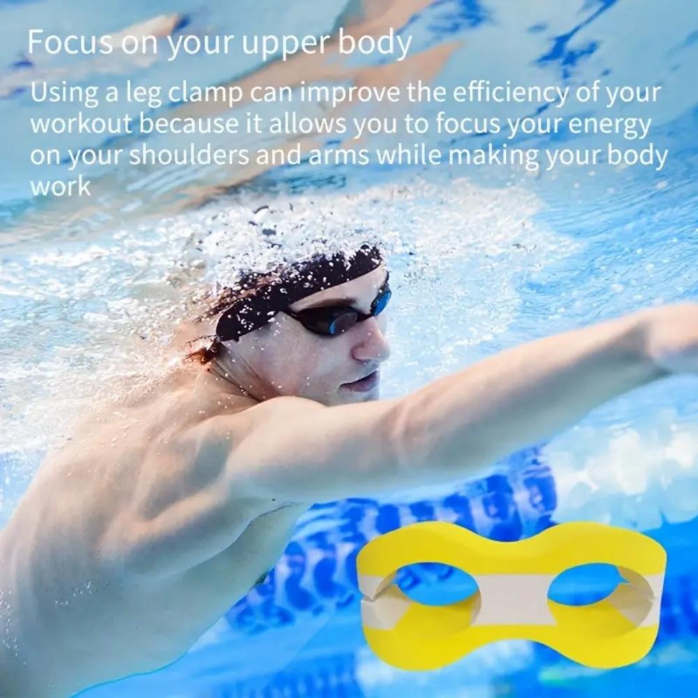 Pull Buoy Leg Float EVA Floating Swimming Training Aid Swim Trainer Kickboard for Adult Body Strength Exercise Beginners Junior