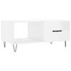 VidaXL Table basse Blanc brillant 90x50x40 cm Bois d'ingénierie 829206