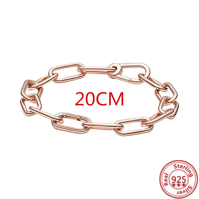 Me Ring S925 Sterling Silber Perle Runder Verbinder Charm Doppelarmreif Passend für Original Me Gliederkette Armband Schmuck