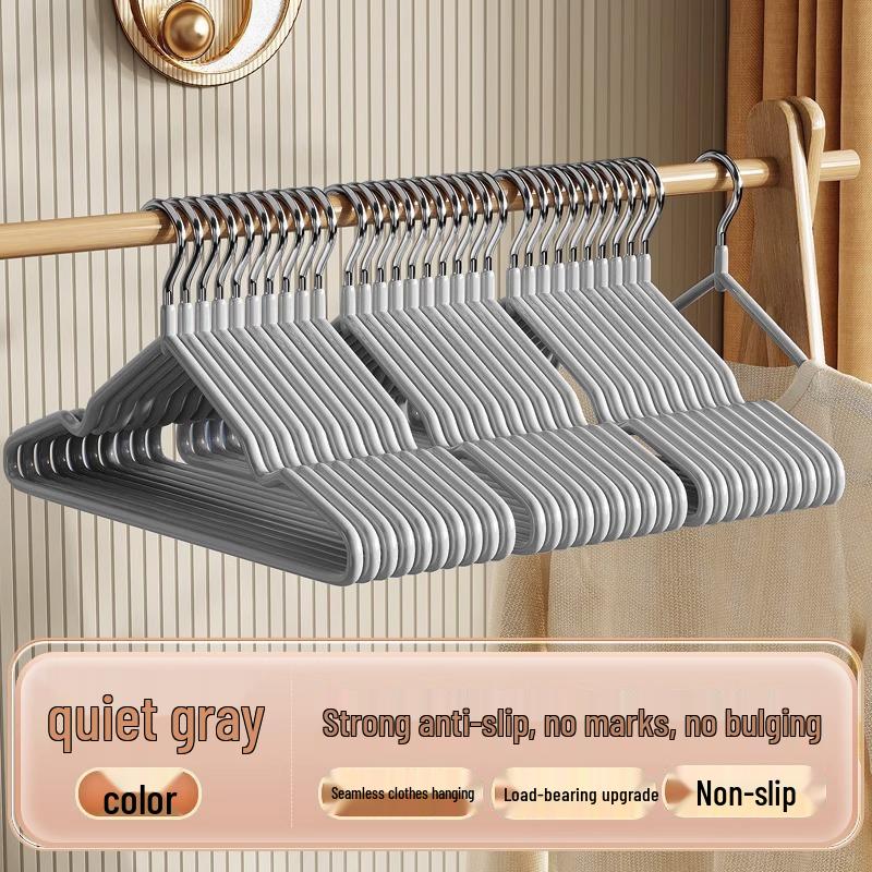 10-Pack Thickened Non-Slip Clothes Hangers for Home & Dorm Use