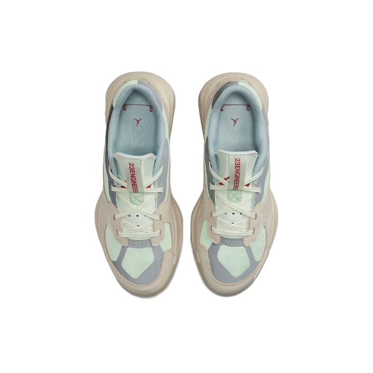 Air Jordan Air 200E Light Orewood Brown Barely Green Men Sneakers Cream Metallic-Silver University-Red DC9836-163