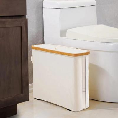 Toilet Paper Storage Basket Large Capacity Waterproof Multi-purpose Easy To Install
