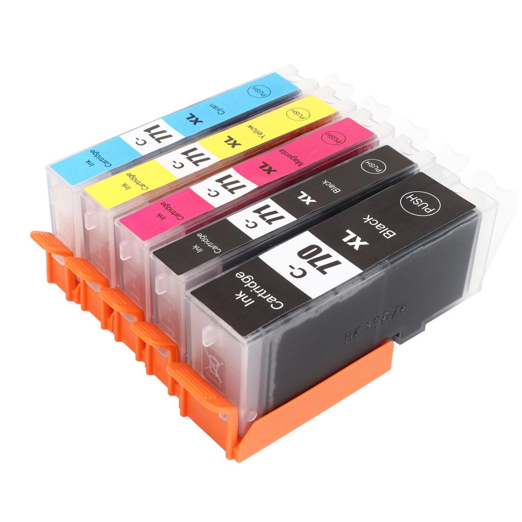 Ink Cartridge Set Black and Color Ink Cartridge Combo for PIXMA MG5770 MG6870 MG7770 TS5070 TS6070