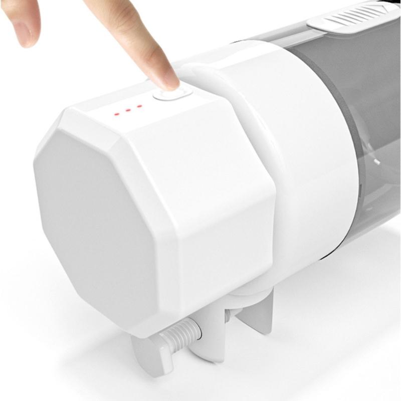 Programmable Pet Feeders Moisture Proof Battery Operated Tanks Dispenser for Home Office Aquariums Battery Operated