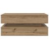 LED Coffee Table In Artisan Oak Finish 90 X 50 X 40 Cm
