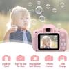 Appareil photo pour enfants - ALLONSCD - HD 1080p Mini Caméra Numérique Rechargeable - Antichoc - Rose