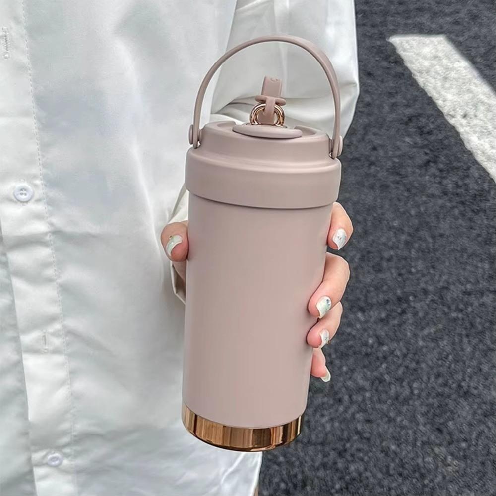 Ceramic Coated Travel Coffee Mug 500ml Insulated Water Bottle Coffee Tumbler Cup  Party