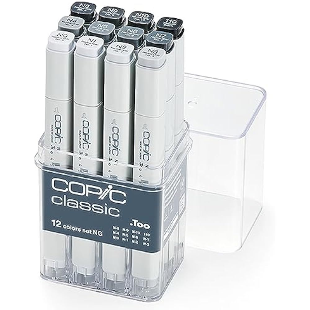 Copic (COPIC) Too Copic Classic 12 Color Set NG