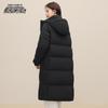 Xuezhongfei Women's Long Hooded Down Jacket